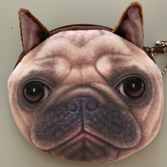 🔥5/$20🔥 “Daiso” French Bulldog Face Coin Purse NWT - Picture 2 of 9